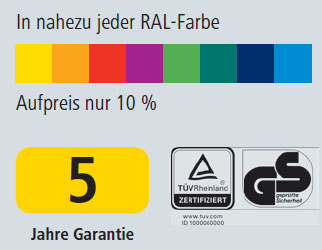 5 Jahre Garantie!